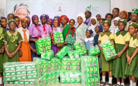 Oluremi Tinubu Launches Over ₦2.5bn Sanitary Pad Distribution for 370,000 Schoolgirls in Rural Communities Across Nigeria