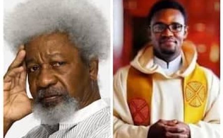 "There Was a Time He Was a Voice For The Voiceless, But Today, He Appears Deaf And Dumb" - Fr. Kelvin Blasts Soyinka For Silence Under Tinubu’s Govt