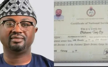 "Is Minister of Interior, Olubunmi Tunji-Ojo's Certificate of National Service Original?" NYSC Finally Clarifies