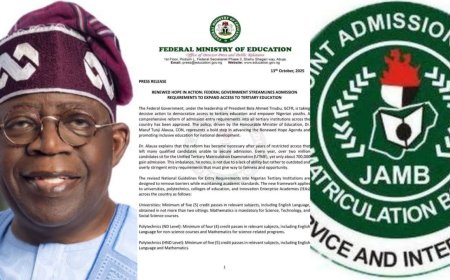 FG Finally Breaks Silence, Speaks on Scrapping ‘Mandatory JAMB’ in New Admission Policy