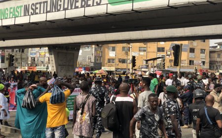Protest Breaks Out in Lagos