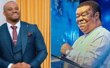 Netizens React As Uma Ukpai’s Son Shares Throwback Photo of Late Father Days After Preacher's Death