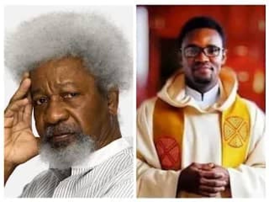 "There Was a Time He Was a Voice For The Voiceless, But Today, He Appears Deaf And Dumb" - Fr. Kelvin Blasts Soyinka For Silence Under Tinubu’s Govt