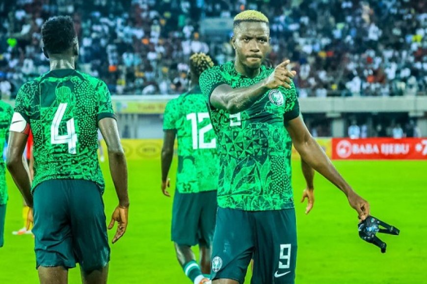 Congratulations in Air as Osimhen’s Hat-Trick Fires Nigeria Into World Cup Playoffs