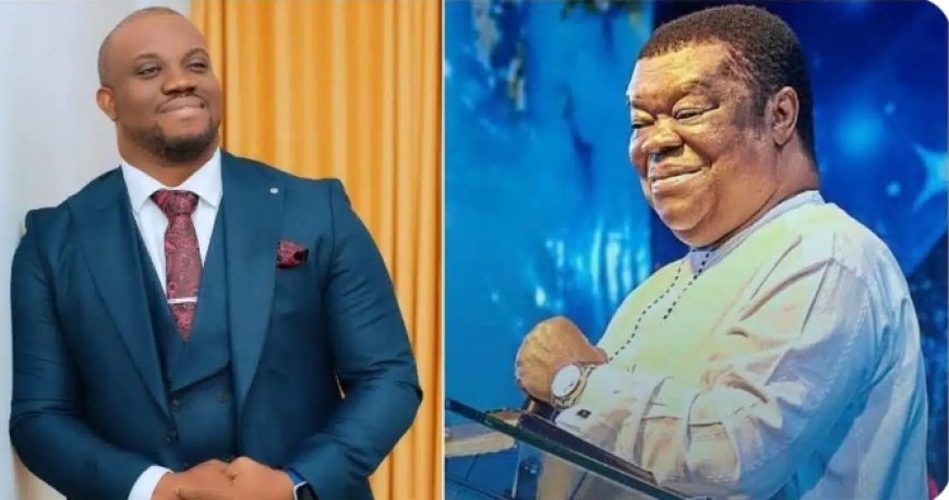 Netizens React As Uma Ukpai’s Son Shares Throwback Photo of Late Father Days After Preacher's Death