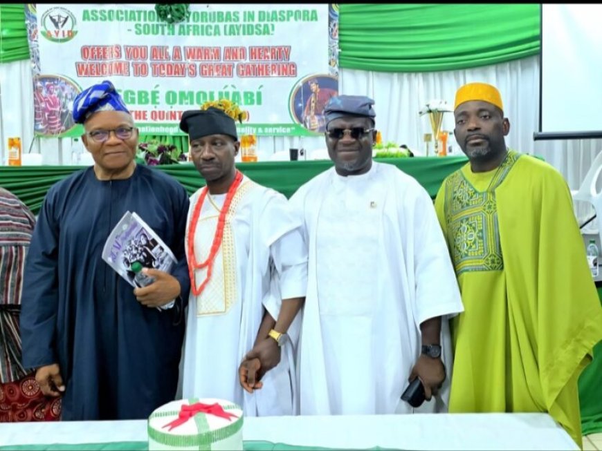 Osun Governor, Pelican Valley CEO Urge Yorubas In S/Africa to Sustain Investments, Remittances Towards Southwest Development