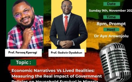 'Why Are Nigerians Suffering More Despite Reported Falling Food Prices?' Join Kperogi, Oyedokun on Boiling Point Next Sunday' - Ayo Arowojolu 