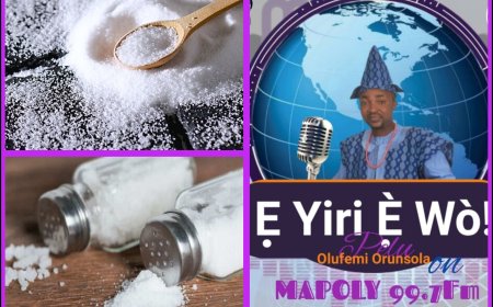 Maverick Broadcaster, Orunsola Sets to Explore Benefits, Dangers and Myths About Salt on Campus Radio, Social Media Platforms
