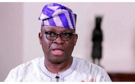 'They Should Have Gone to White House in Washington to Protest', Fayose Mocks PDP Protesters