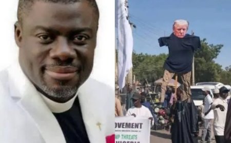 "You Stay in Lagos Protesting Against Trymp? Come to Where the Bullets are Fired", Nigerian Clergyman El-Buba Challenges 