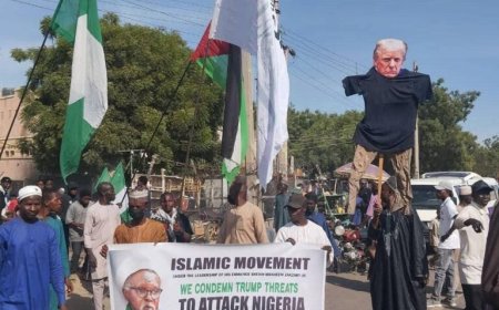 Islamic Movement Protests in Kano Against Trump’s Invasion Threat