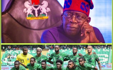 Tinubu Congratulates Super Eagles' 4 - 1 Victory Over Gabon, Says Nigeria's March to World Cup