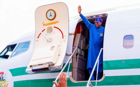 Tinubu Departs Nigeria for South Africa, Angola Today