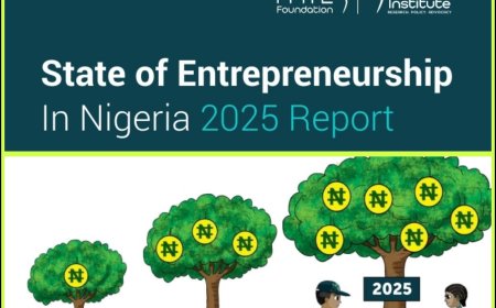 Nigeria’s Entrepreneurship Index Increases to 0.47 Index Points As Businesses Provided Over 14,000 Jobs in 2025 Says New Report