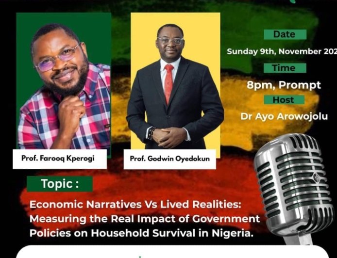 'Why Are Nigerians Suffering More Despite Reported Falling Food Prices?' Join Kperogi, Oyedokun on Boiling Point Next Sunday' - Ayo Arowojolu 