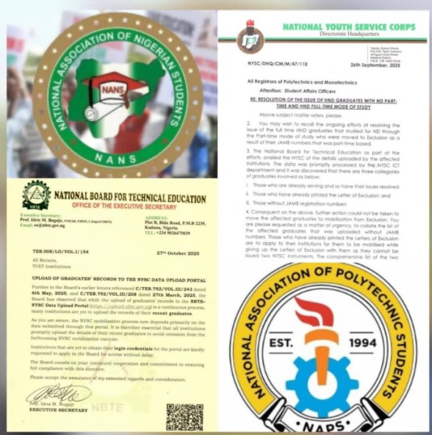 Full Statement: Students Urge Education Minister, NANS, NAPS, NYSC to End Discrimination Against Part-Time Graduates