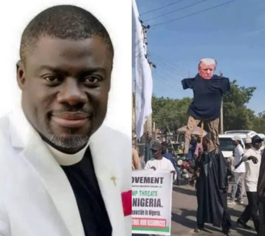 "You Stay in Lagos Protesting Against Trump? Come to Where the Bullets are Fired", Nigerian Clergyman El-Buba Challenges 