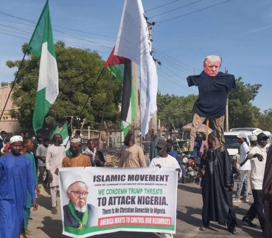 Islamic Movement Protests in Kano Against Trump’s Invasion Threat