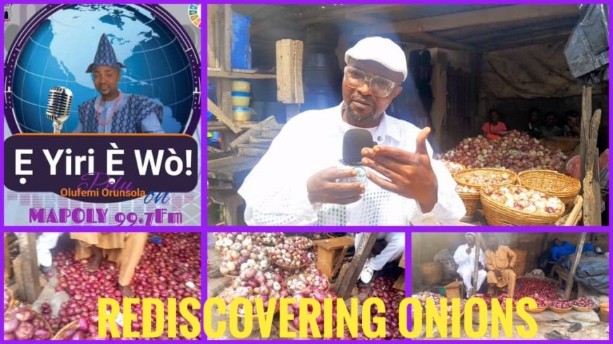 Do You Know Your Onions?: Focus Shifts to Benefits, Myths, Likely Dangers Associated with Onions As Maverick Broadcaster, Orunsola Takes Educational Broadcasting to Another Level