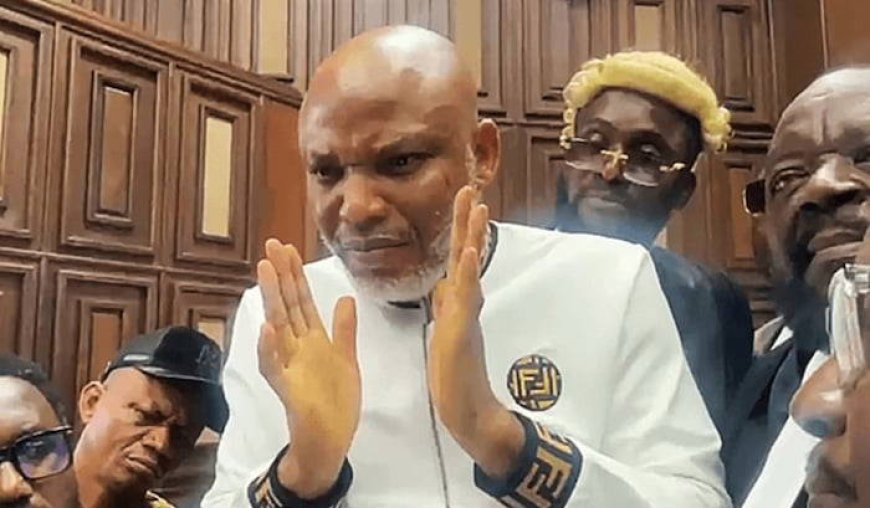 Life Imprisonment: "We Are Heading to Appeal" Nnamdi Kanu Reacts to Court Judgement