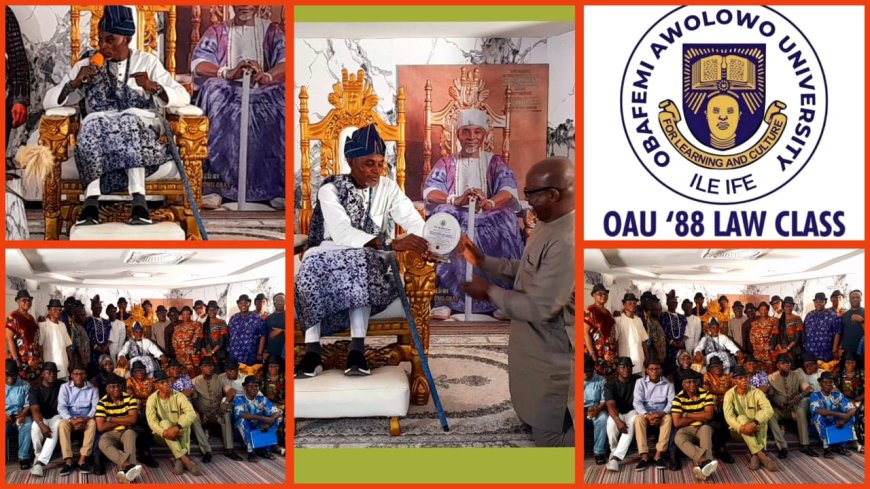 Olowu of Owu Canvasses Support for Traditional Mediation Model As O.A.U 88 Law Class Floats Egba Reunion in Grand Style
