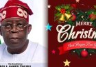 PRESIDENT TINUBU'S 2025 CHRISTMAS GOODWILL MESSAGE (FULL TEXT)