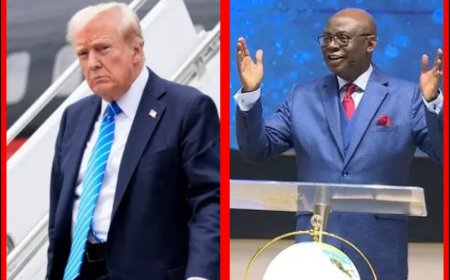 Pastor Tunde Bakare Reveals How He Saw Donald Trump's Helicopter Land at Sabo Yaba in Lagos