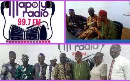 One Year in Office: Pioneer Ogun Poly Rector, Dr. Tunji Sonola Visits MAPOLY, Commends Jolaoso's Repositioning Agenda