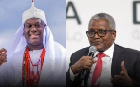 Aliko Dangote Openly Commends Ooni Says "Oni Removed Over 19 Shrines From Our Refinery, He Said "Let The gods Come And Talk to Him" 