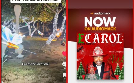 Popular TikToker MAPOLY Mirror Drops New Video of Christmas-centric Egba Carol Song by Awe