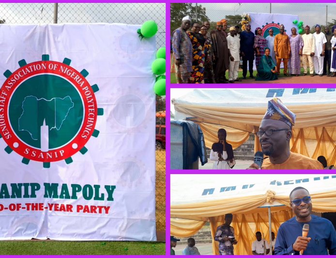 MAPOLY Rector Reinstates Commitment to Staff Welfare As SSANIP Floats Maiden End-of-the-Year Party 