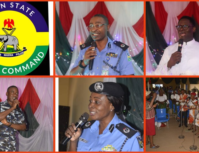 PHOTONEWS: OGUN POLICE COMMAND FLOATS CHRISTMAS CAROL SERVICE AT ELEWERAN, ABEOKUTA 