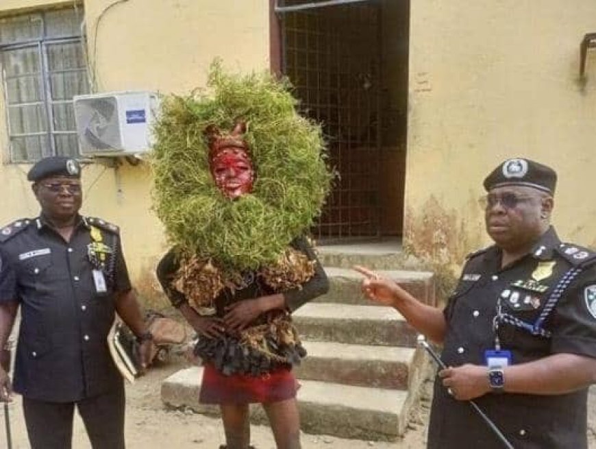 Disturbing Public Peace: 'gods' in Trouble as Police Arrest, Move to Charge Masquerade to Court