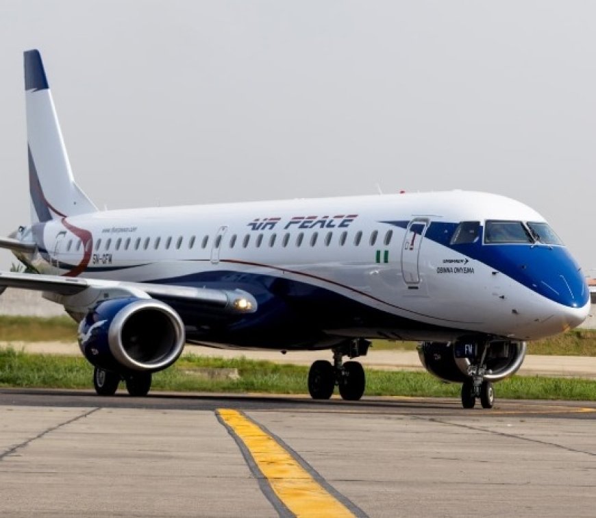 Air Peace Expands Fleet with Third Embraer 190 to Boost Festive Travel Capacity