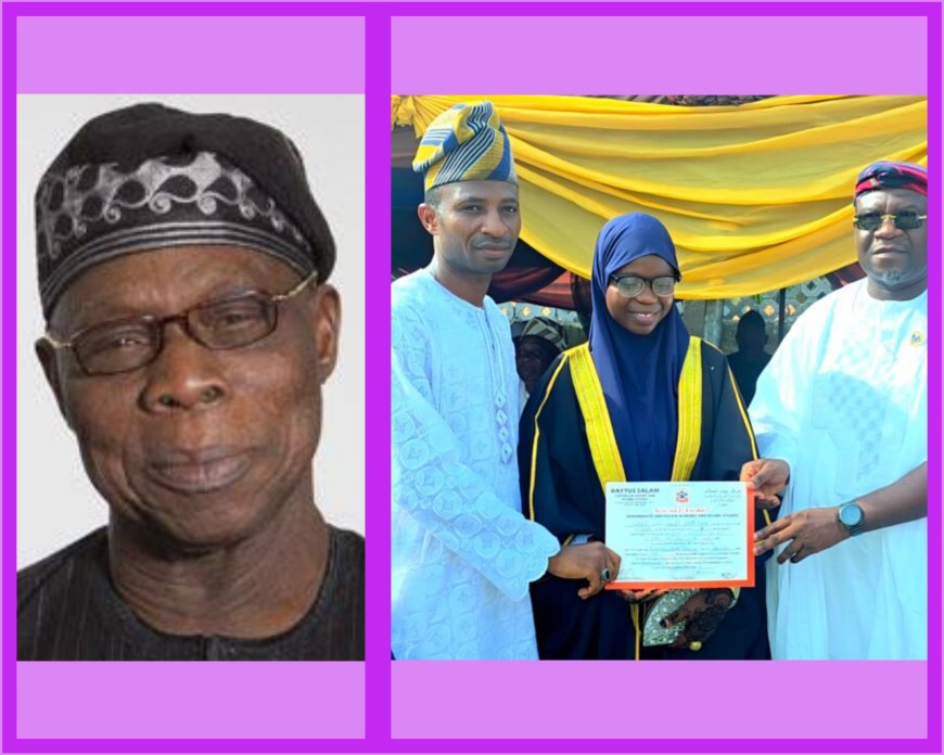 Pelican Valley Boss Extols Obasanjo for Religious Tolerance As OOPL Islamic Education Centre Graduates New Students 