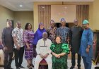 MAPOLY Management Pays Courtesy Visit to First Registrar, Amb. Ronke Folarin at 81