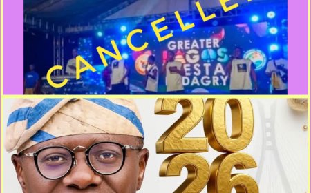 '2026 Demands Patience,Cooperation' Says Sanwo-Olu  As Lagos Celebrates New Year Eve Low Key After Cancelling Greater Fiesta