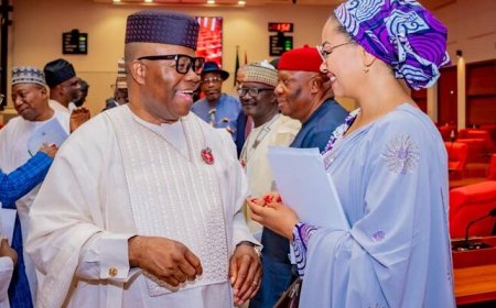 Akpabio Finally Ends Differences With Natasha, Withdraws All Defamation Suits After Priest's Sermon