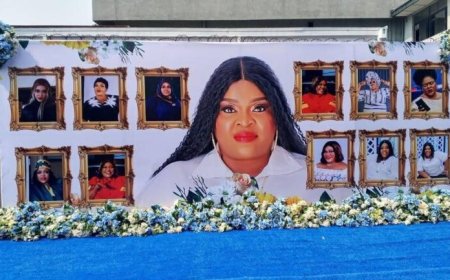 “If There’s Anyone Allwell Has Offended, Please, Forgive Her" - Message to Nollywood Stars, Crowd Who Attend Ademola's Service of Songs