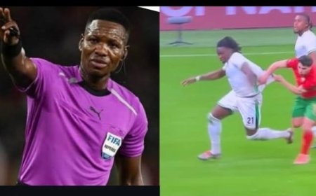 Ghanaian Referee’s Instagram Account "Taken Down" After Nigerians Mass-Report It Over AFCON Officiating