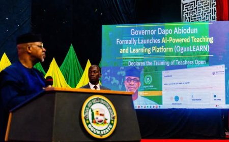 Governor Dapo Abiodun Launches AI-Powered Teaching and Learning Platform Code Named OgunLearn