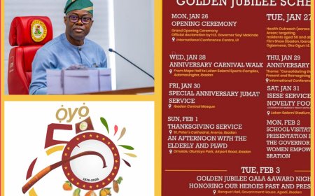Oyo Agog with High Spirits As Seyi Makinde Sets to Address Residents at Golden Jubilee Anniversary Opening Ceremony on Monday