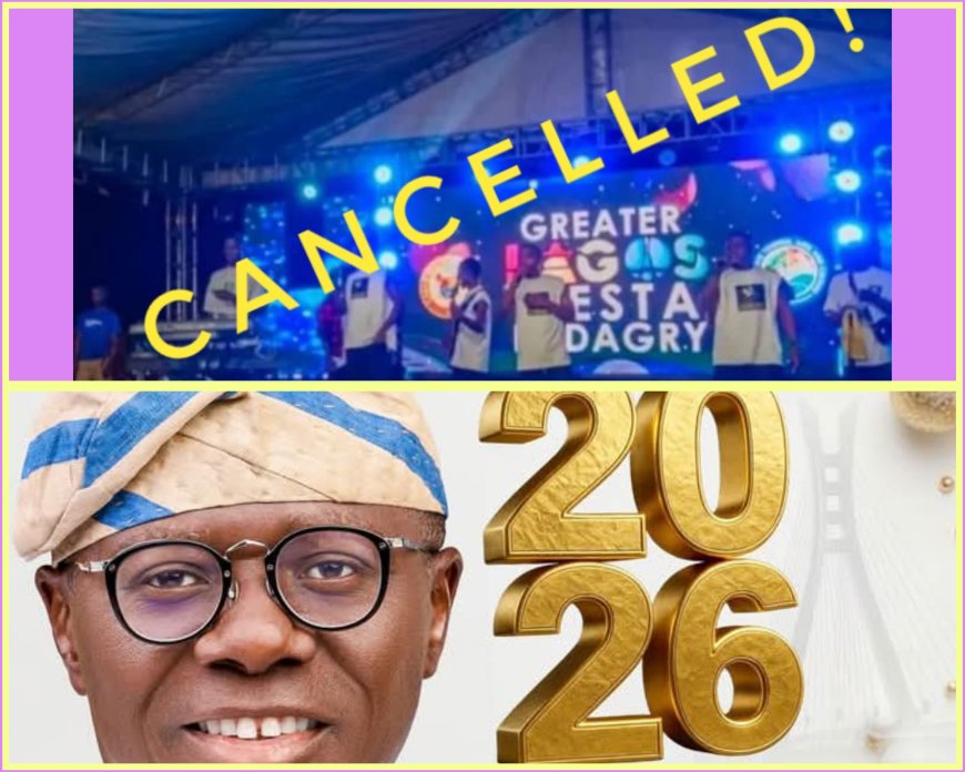 '2026 Demands Patience,Cooperation' Says Sanwo-Olu  As Lagos Celebrates New Year Eve Low Key After Cancelling Greater Fiesta