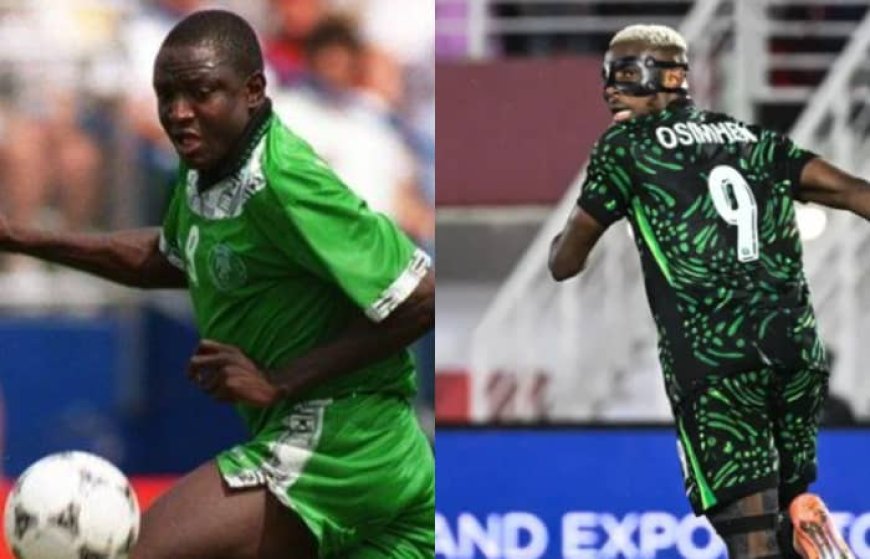 Victor Osimhen Dismisses Comparisons With Rashidi Yekini After Nigeria Beat Algerians