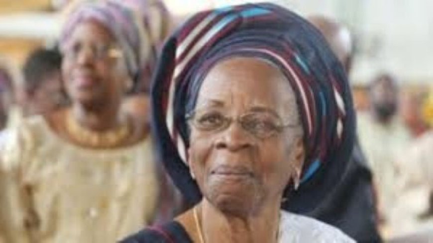 END OF AN ERA: Abiodun Mourns Loss of Wife of First Ogun Governor Mama Lucia Obabanjo Aged 101