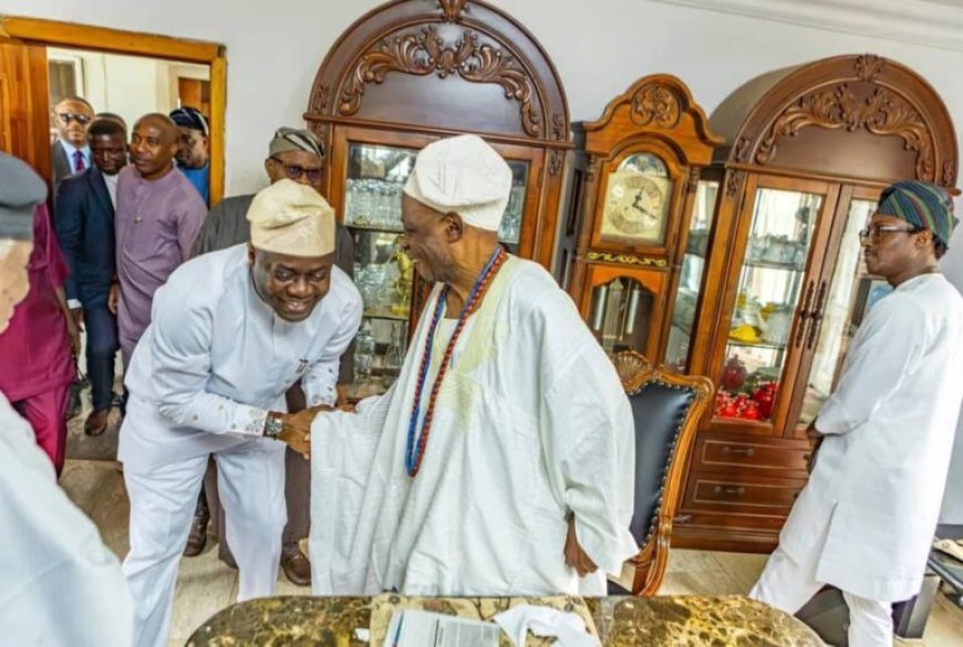 New Era Begins in Oyo Traditional Council as Makinde Inaugurates Olubadan as Chairman of Oyo Council of Obas, Alaafin Misses Inauguration