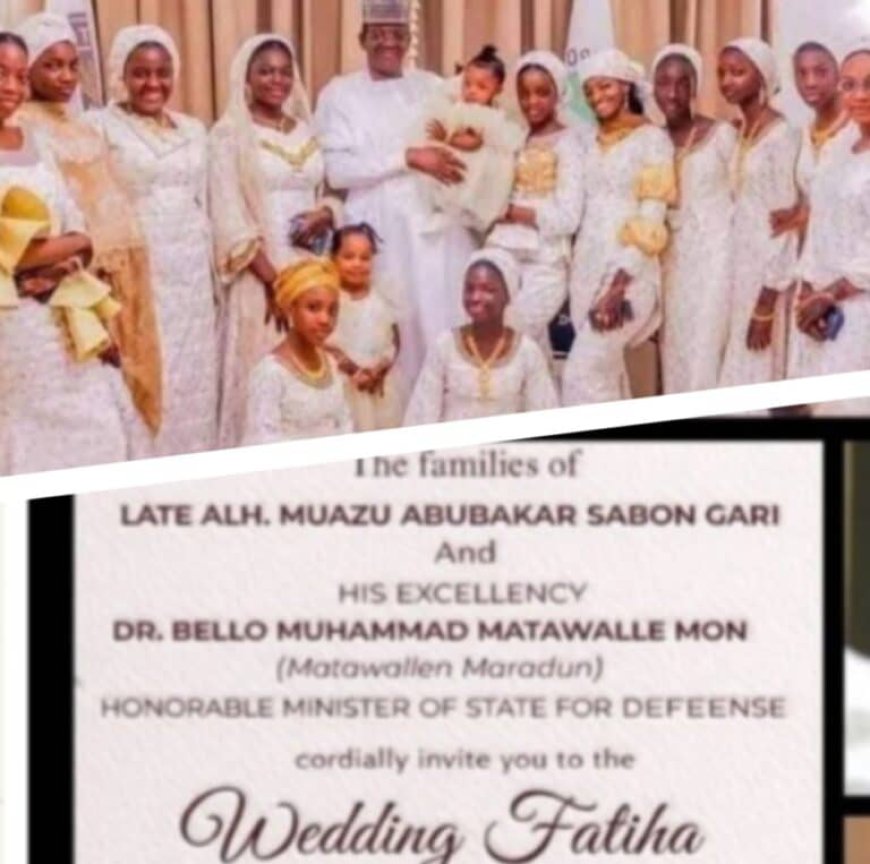 Abuja Buzzes as Bello Matawalle’s Nine Children Set to Marry on Same Day