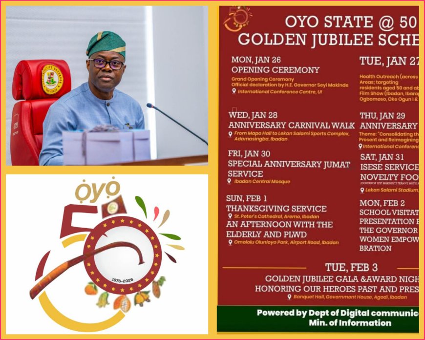 Oyo Agog with High Spirits As Seyi Makinde Sets to Address Residents at Golden Jubilee Anniversary Opening Ceremony on Monday