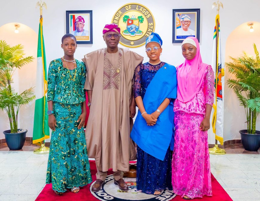 14-Year-Old Spelling Bee Champion Serves as Lagos One-Day Governor